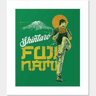 Shintaro Fujinami Oakland Mt. Fuji Posters and Art